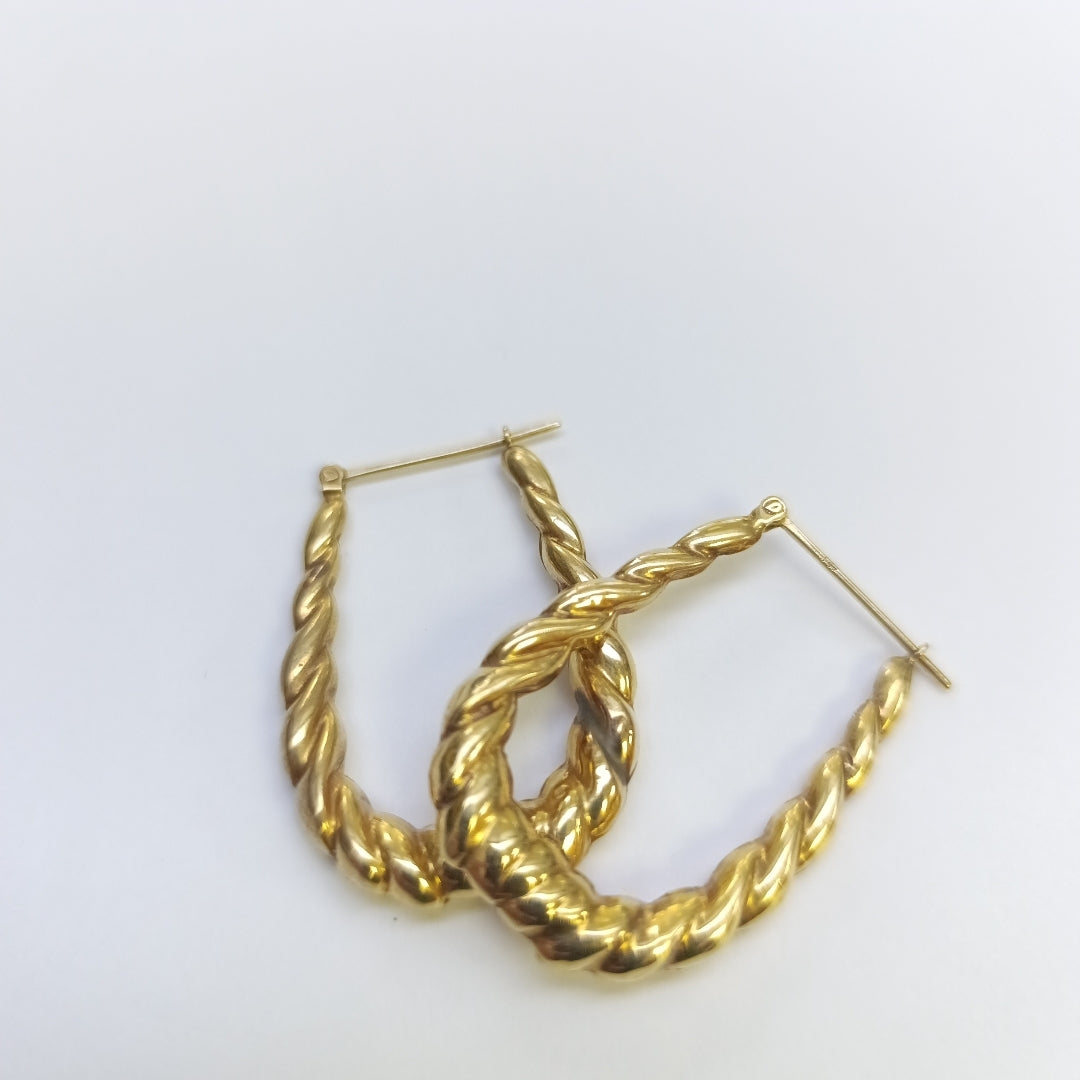 ARRACADAS PAR ORO 14 K 4,00 GRMS (SEMINUEVO)