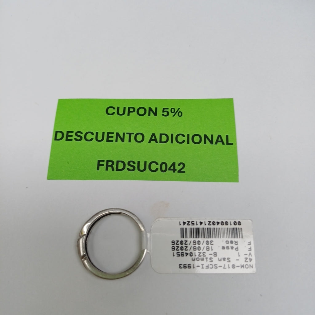 ARGOLLA ORO BLANCO 14 K 3,00 GRMS (SEMINUEVO)