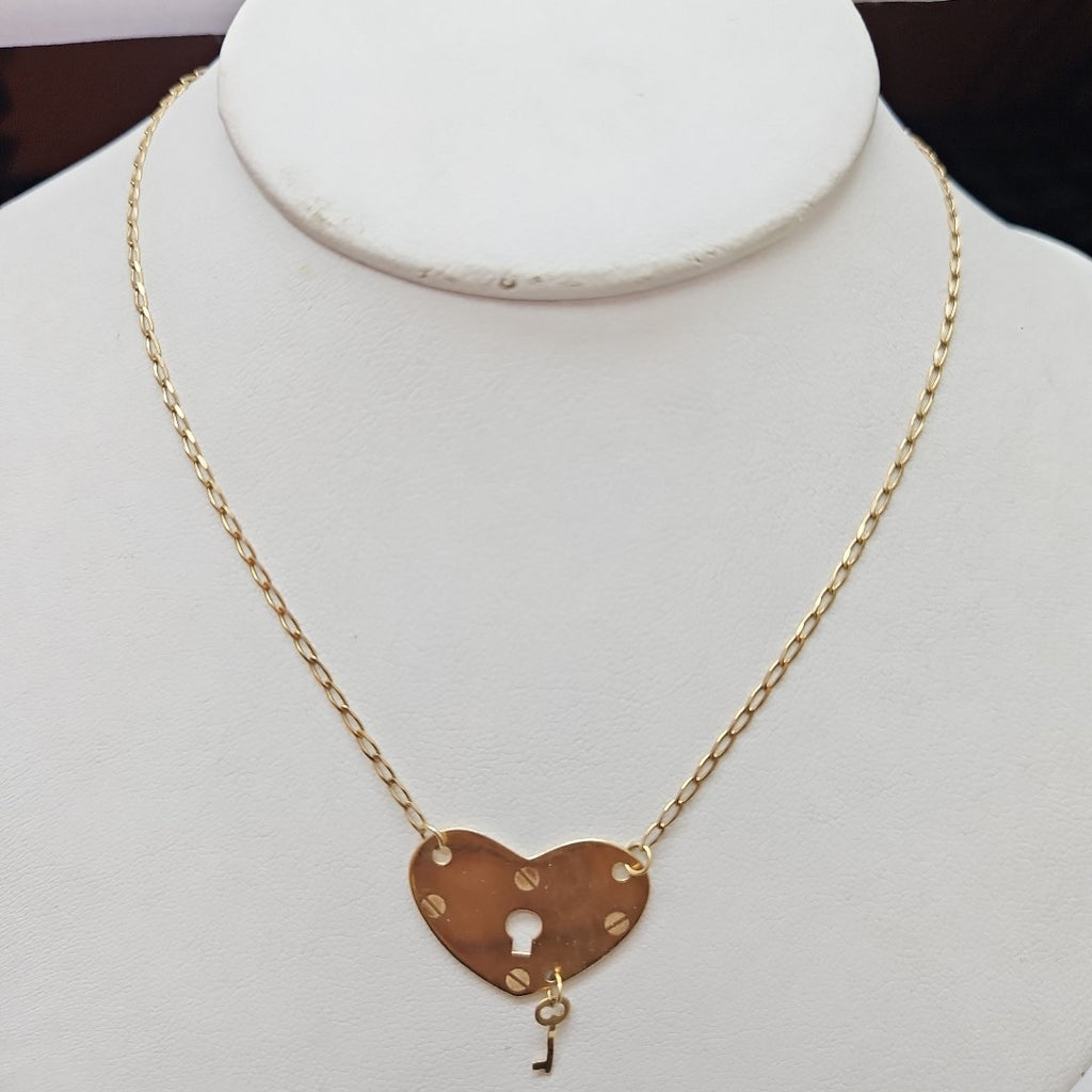 CADENA, DIJE ORO 14 K 2.9 GRMS (SEMINUEVO)