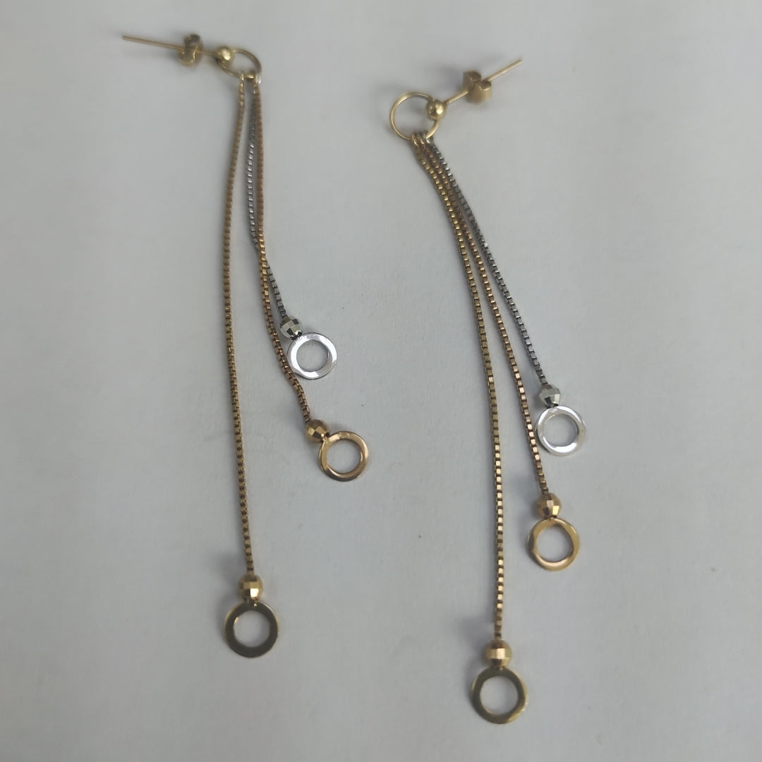 ARETES PAR ORO 10 K 3 GRMS (SEMINUEVO)