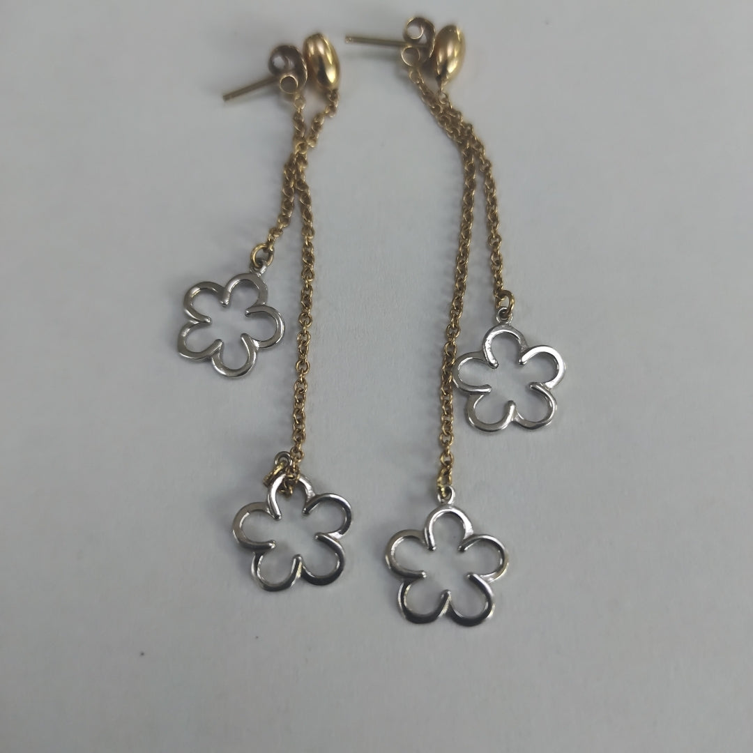 ARETES PAR ORO 10 K 3.7 GRMS (SEMINUEVO)