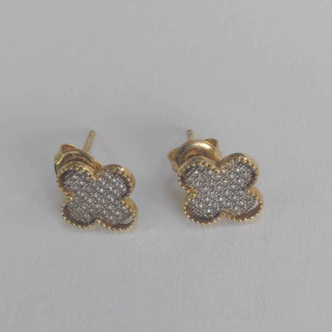 ARETES PAR ORO 14 K 2.4 GRMS (SEMINUEVO)