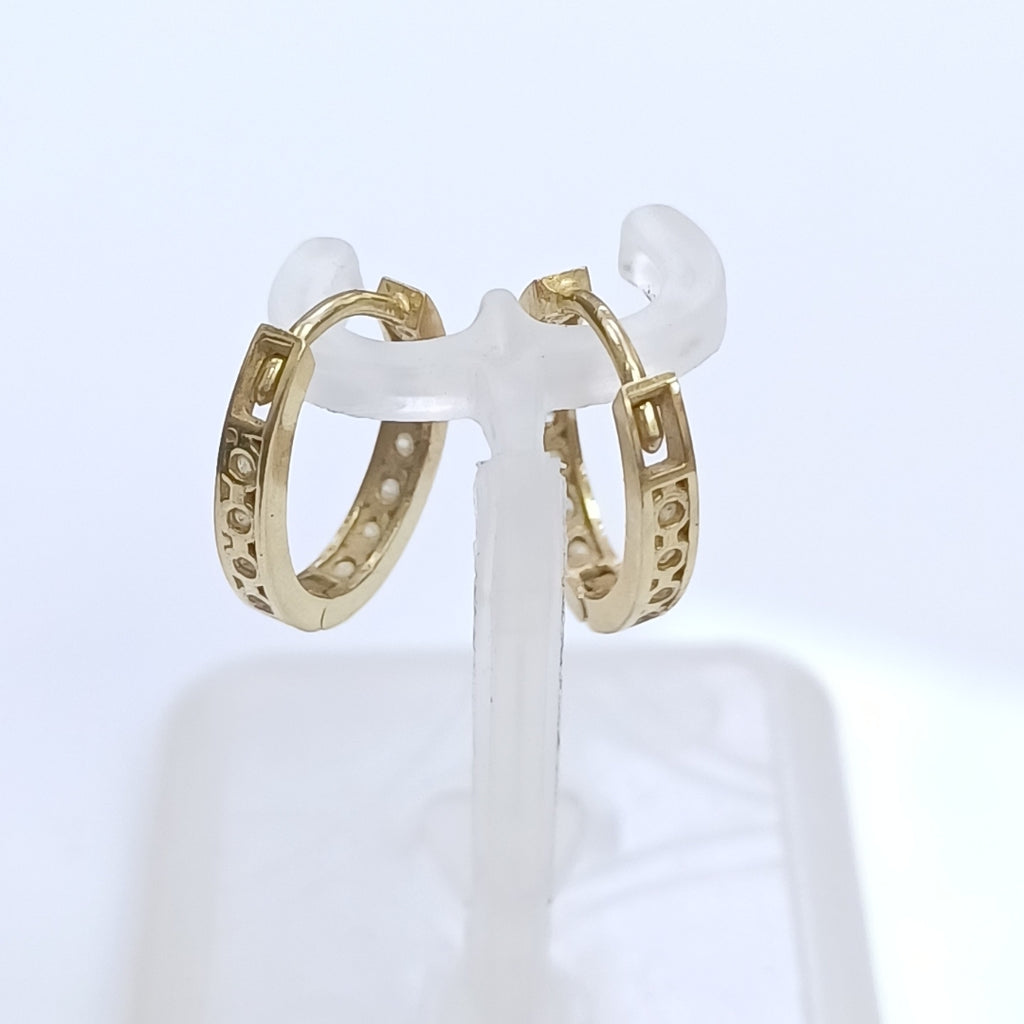 ARRACADAS PAR ORO 14 K 1,30 GRMS (SEMINUEVO)