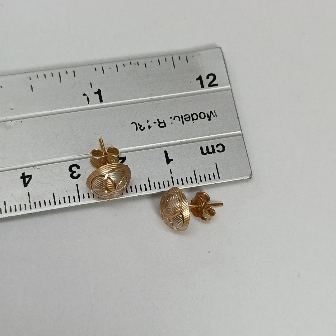 ARETES PAR ORO 14 K 1.4 GRMS (SEMINUEVO)