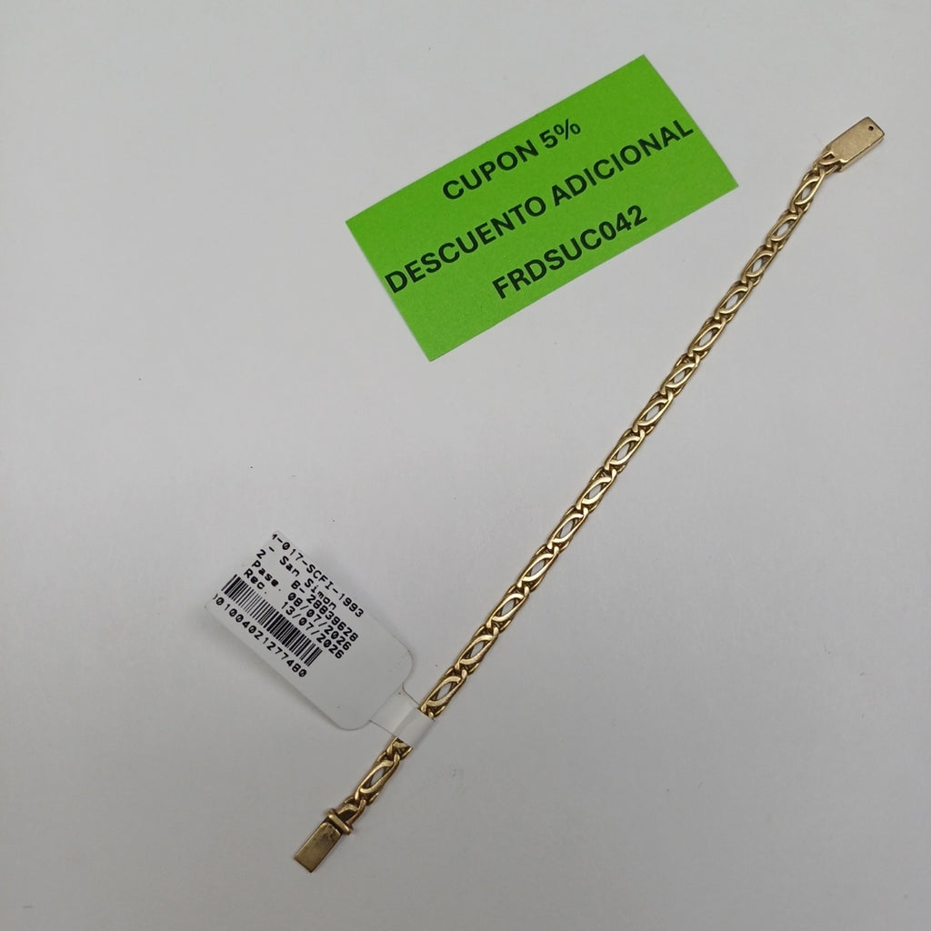 PULSERA ORO 14 K 4.7 GRMS (SEMINUEVO)