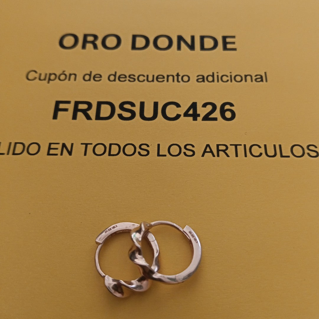 HUGGIES ORO 14K 1.4 (NUEVO)
