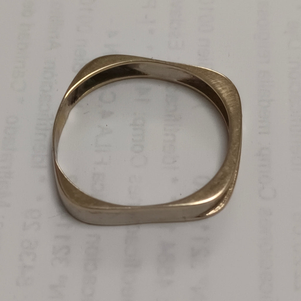 ARGOLLA ORO, ORO BLANCO 14 K 2.6 GRMS (SEMINUEVO)