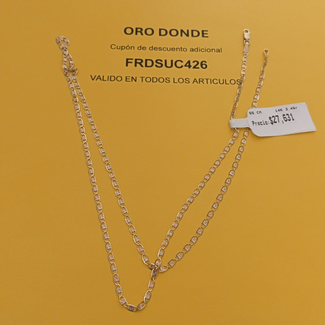 CADENA MARINERA 3.4G 55 CM (NUEVO)