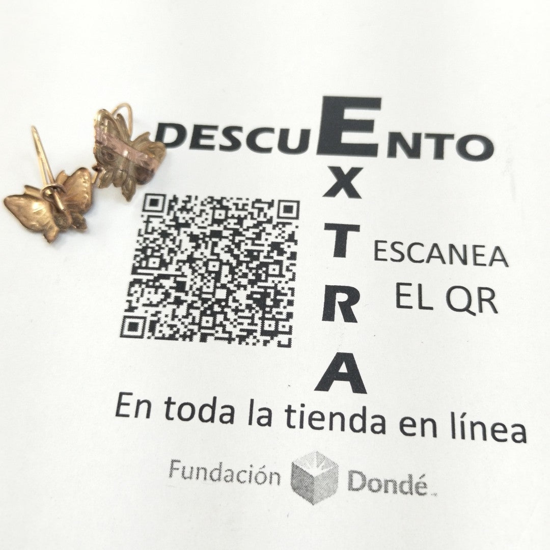 ARETES PAR ORO 10 K 1.3 GRMS (SEMINUEVO)