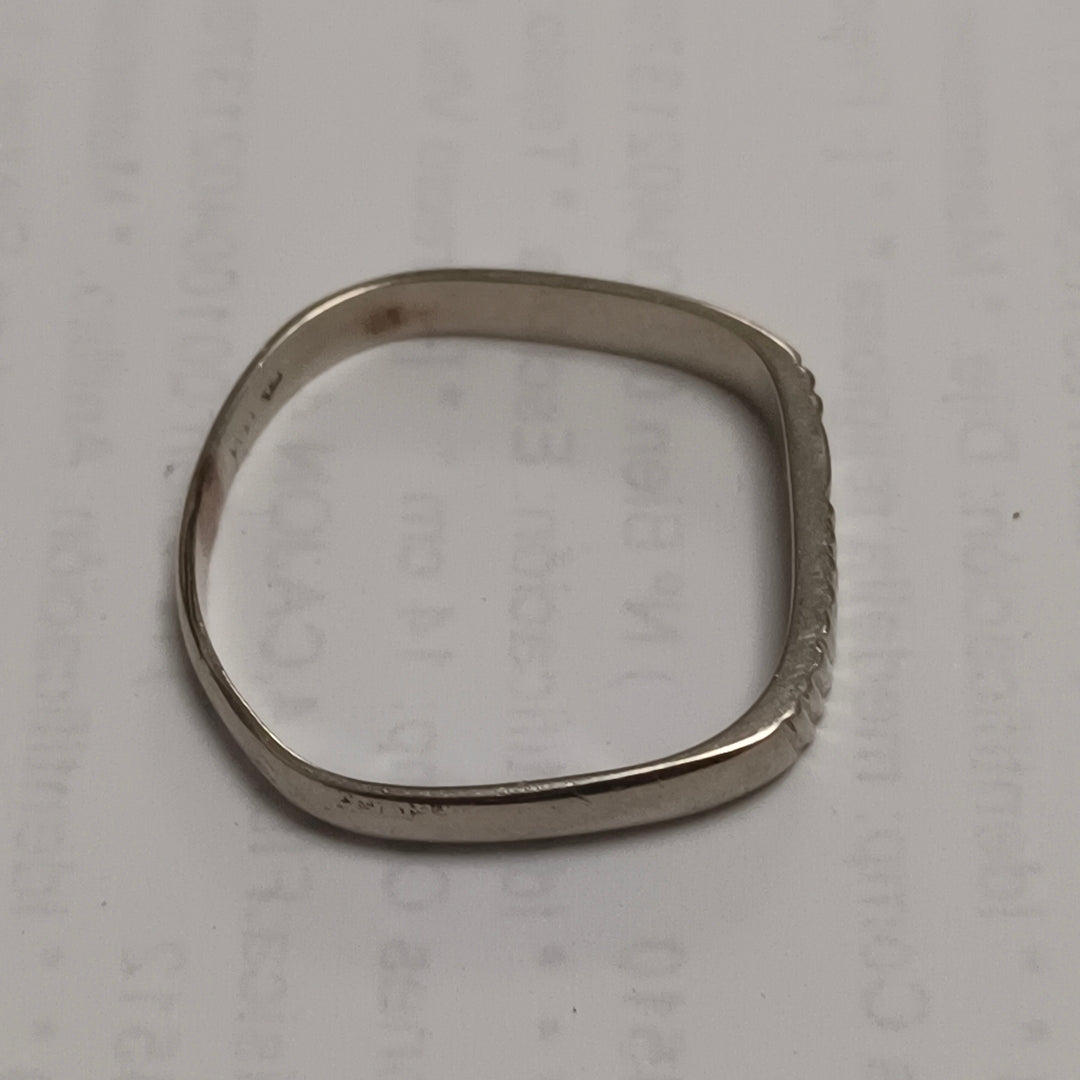 ARGOLLA ORO, ORO BLANCO 14 K 3 GRMS (SEMINUEVO)