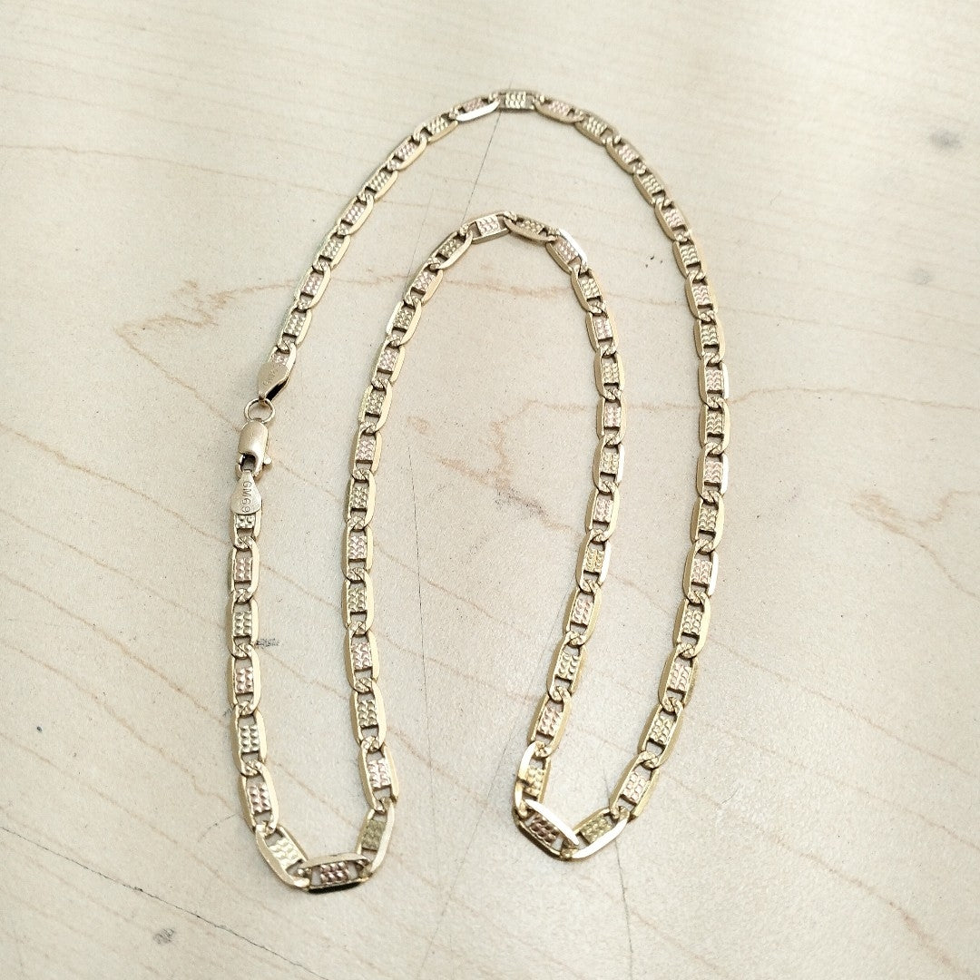 CADENA ORO COMBINADO 14 K 15,90 GRMS (SEMINUEVO)