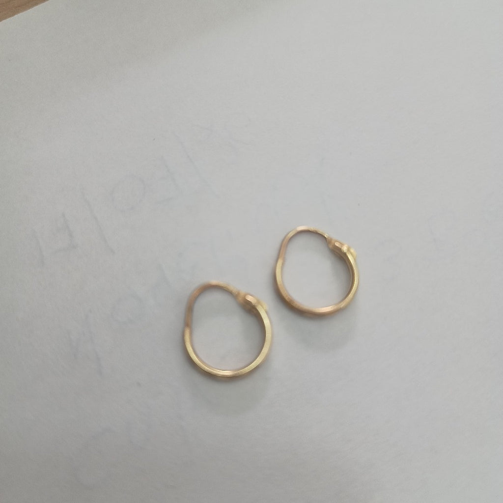 ARETES PAR ORO 10 K 0.6 GRMS (SEMINUEVO)