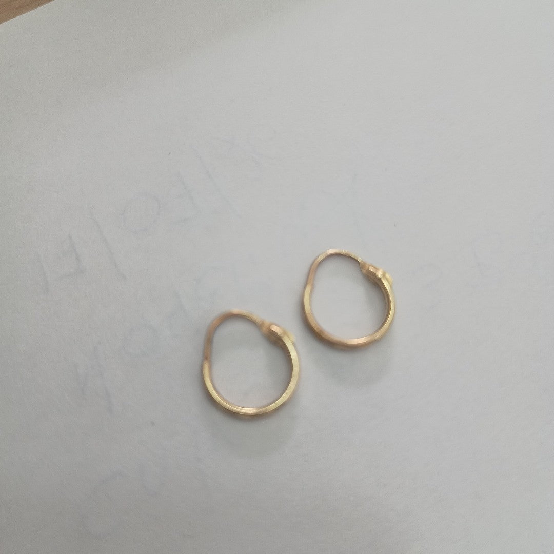ARETES PAR ORO 10 K 0.6 GRMS (SEMINUEVO)