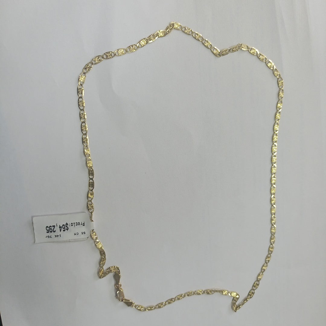CADENAS GUCHI ORO 14K 55 CM 7 GR (NUEVO)