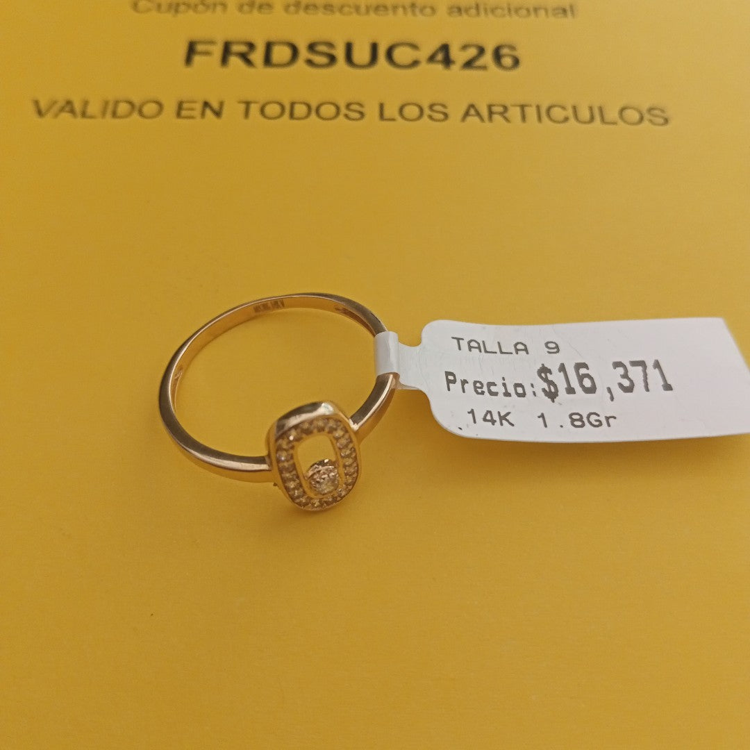ANILLOS DAMA ORO 14K 1.8 (NUEVO)