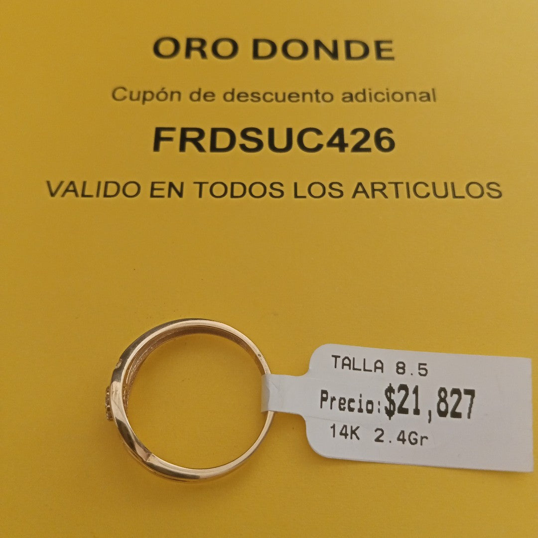ANILLOS DAMA ORO 14K 2.4 (NUEVO)