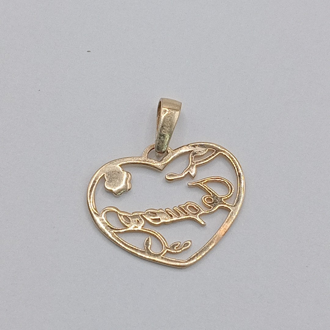 DIJE ORO COMBINADO 10 K 0.6 GRMS (SEMINUEVO)