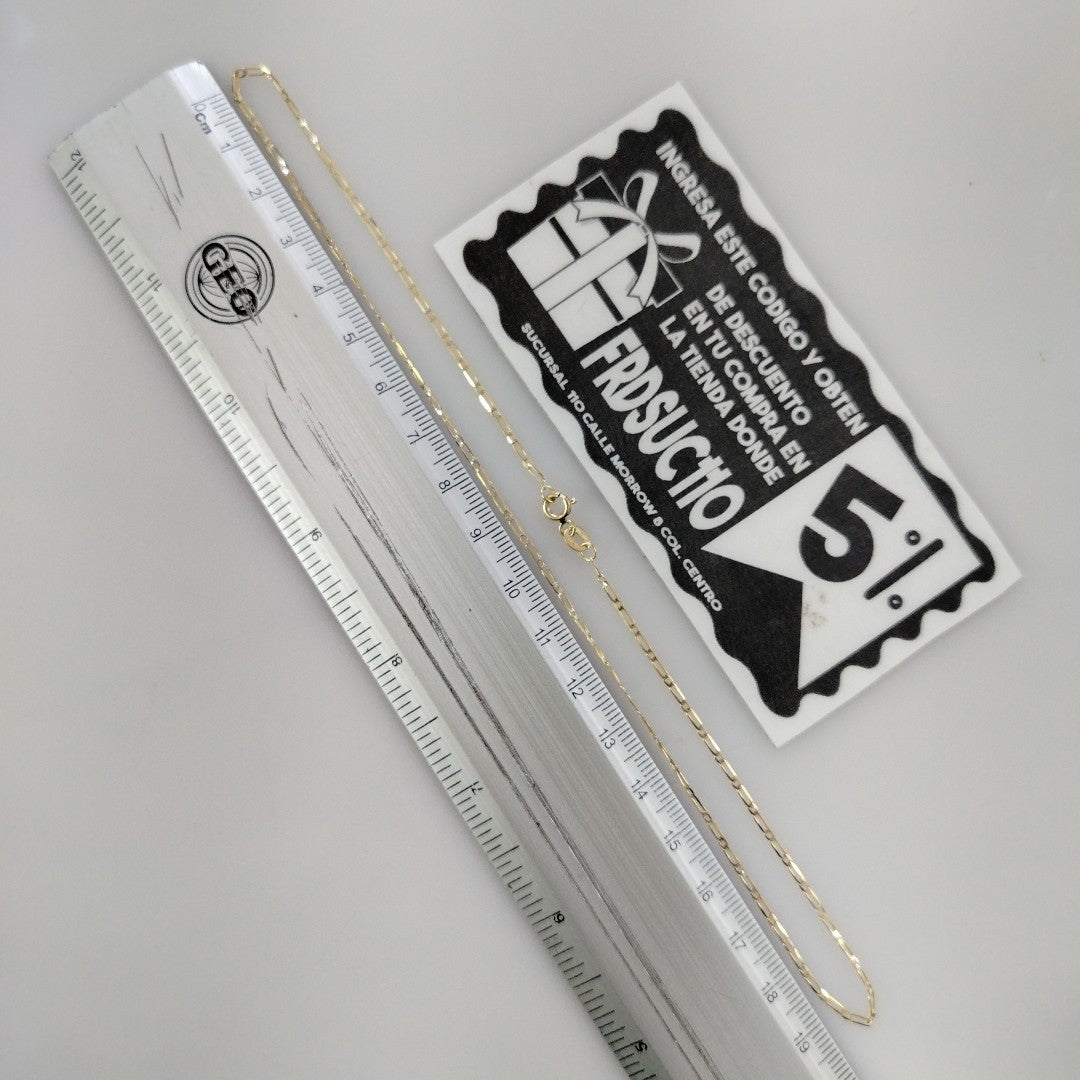 CADENA ORO 14 K 1.3 GRMS (SEMINUEVO)