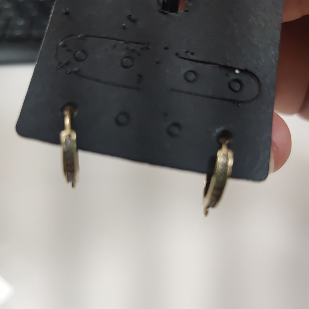 ARRACADAS PAR ORO 10 K 1.4 GRMS (SEMINUEVO)