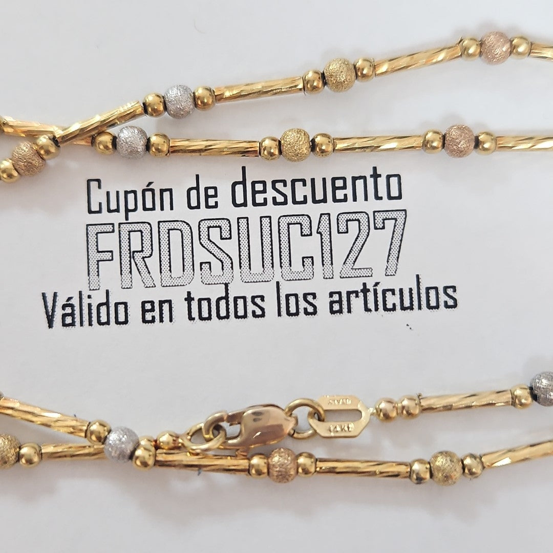 CADENA ORO 14 K 7,60 GRMS (SEMINUEVO)