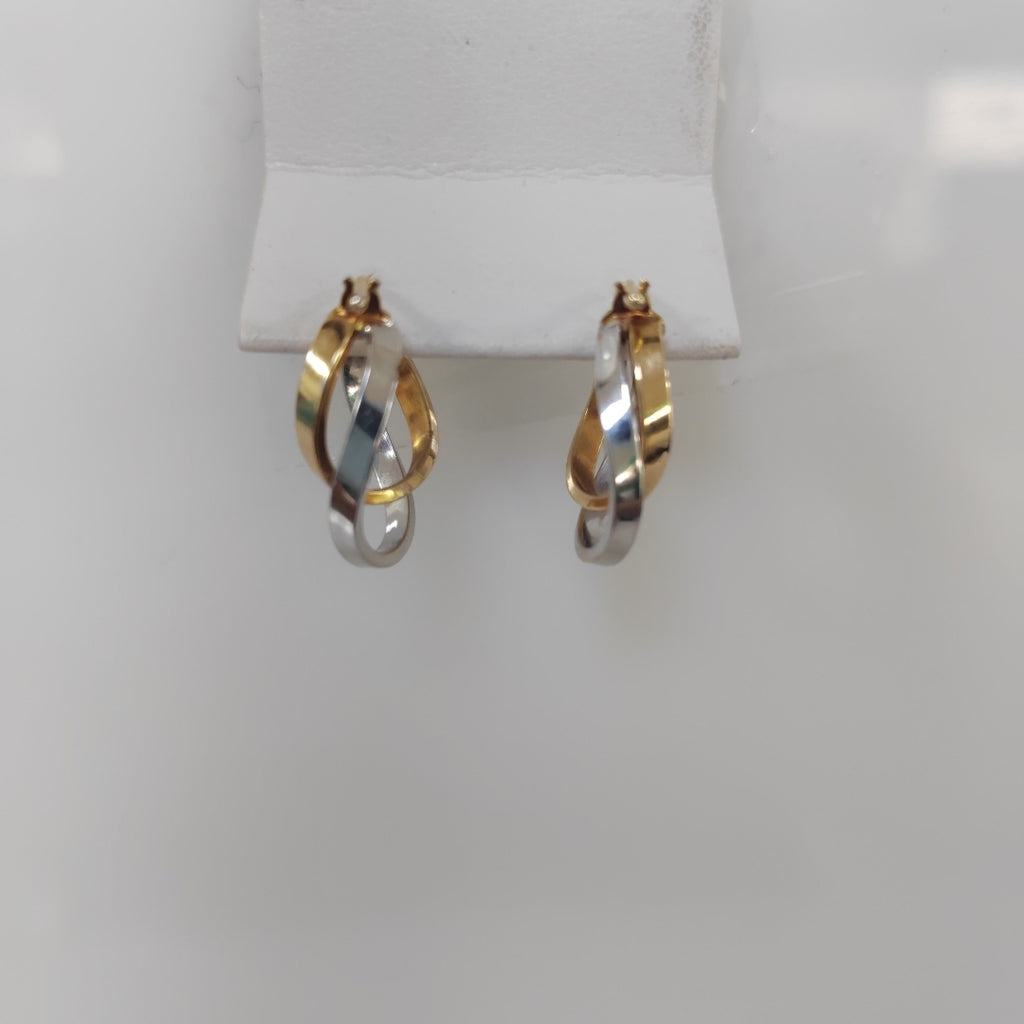 ARRACADAS PAR ORO 14 K 1.6 GRMS (SEMINUEVO)