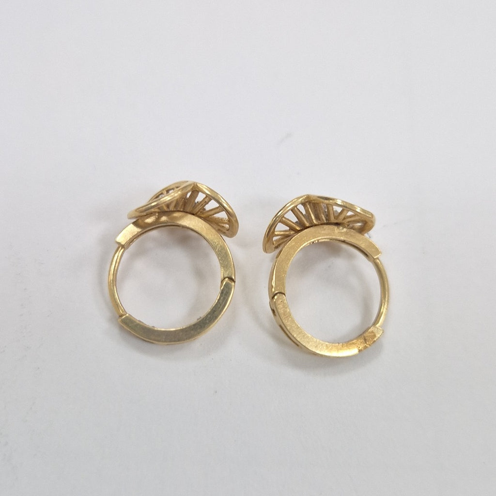 ARRACADAS PAR ORO 10 K 2.5 GRMS (SEMINUEVO)