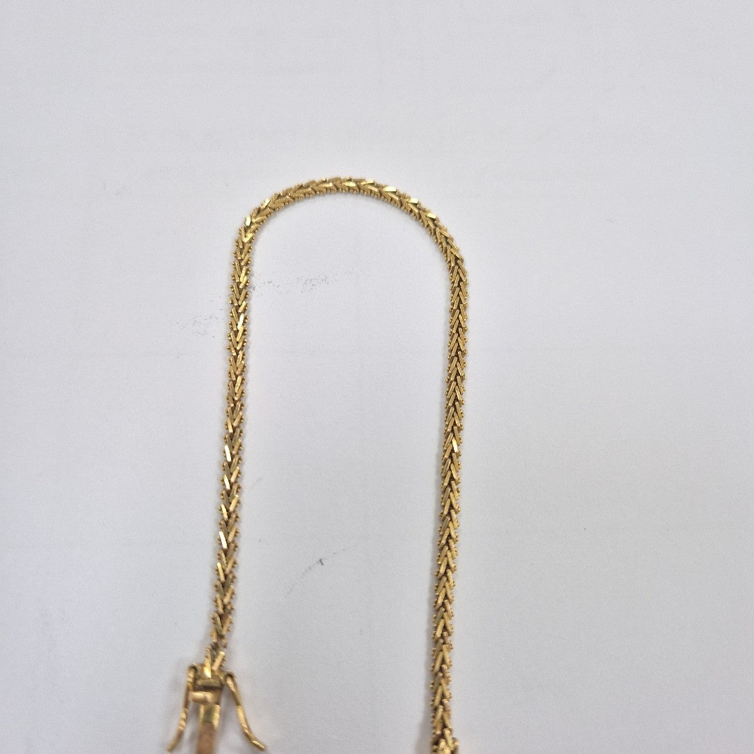 PULSERA ORO 18 K 7.4 GRMS (SEMINUEVO)