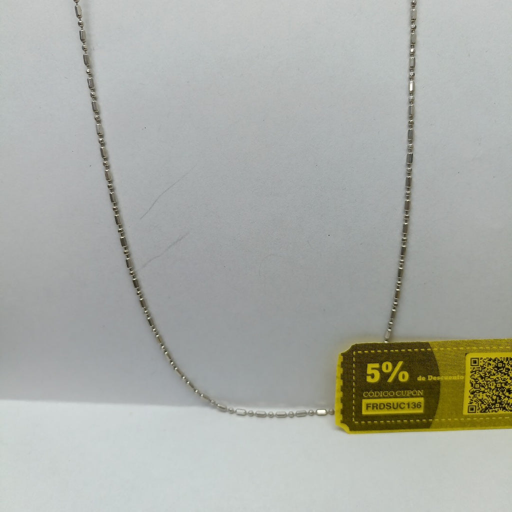 CADENA PLATA 4,90 GRMS (SEMINUEVO)