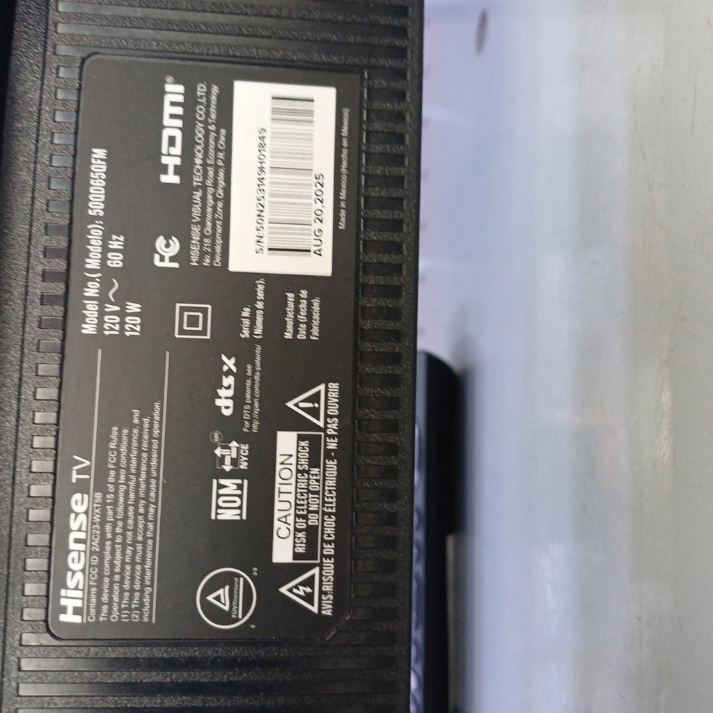 PANTALLA HISENSE 50QD65QFM (2025) 50" QLED 4K (SEMINUEVO)