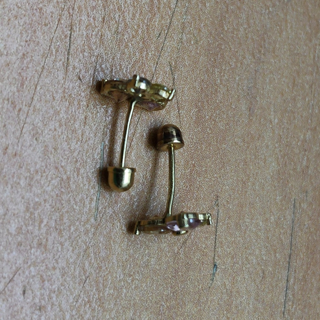 BROQUELES PAR ORO 10 K 0,40 GRMS (SEMINUEVO)