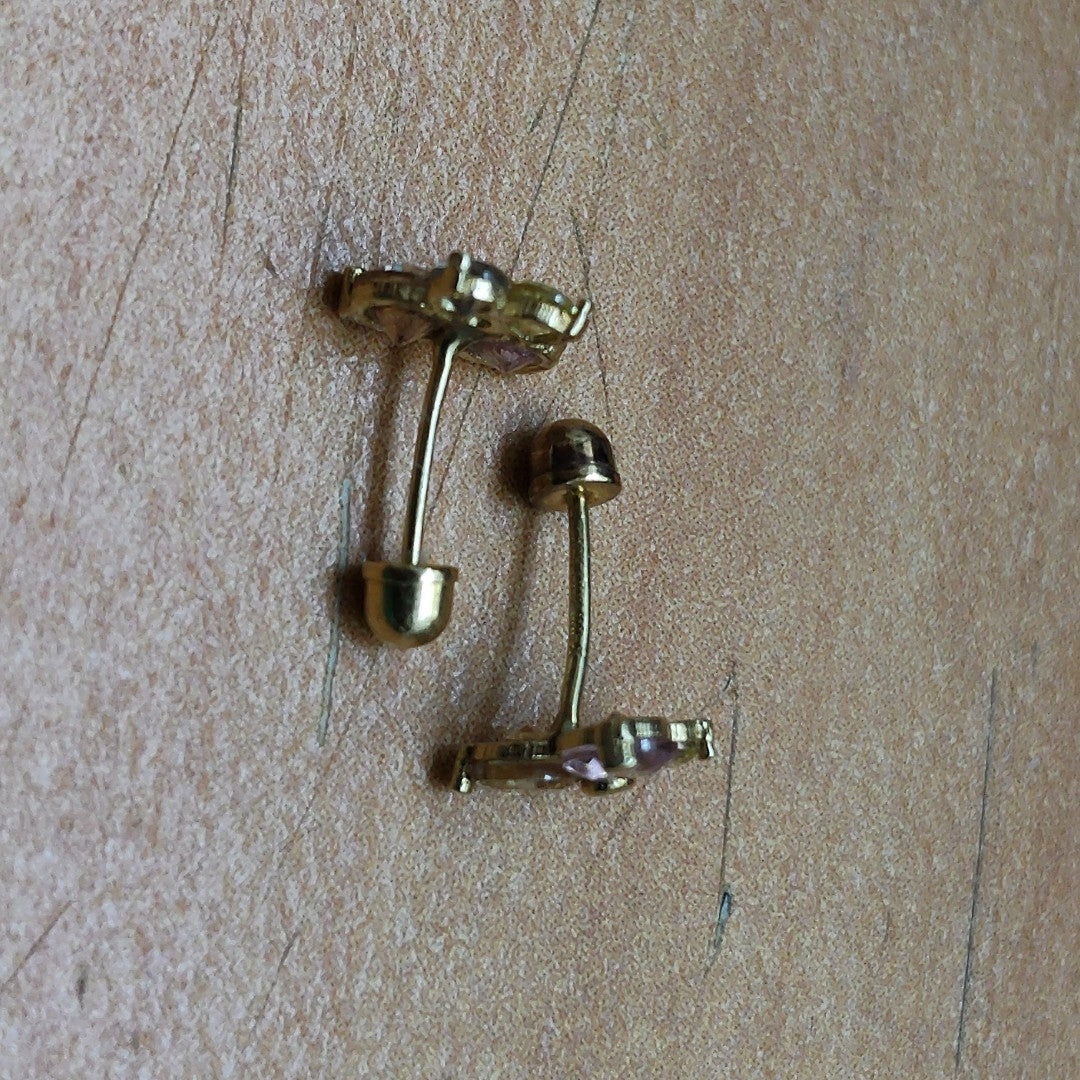 BROQUELES PAR ORO 10 K 0,40 GRMS (SEMINUEVO)