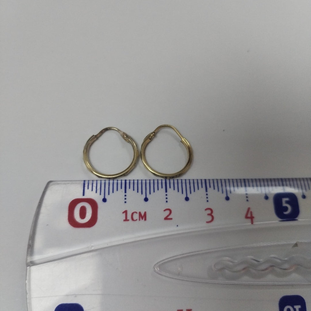ARRACADAS PAR ORO 14 K 0.6 GRMS (SEMINUEVO)