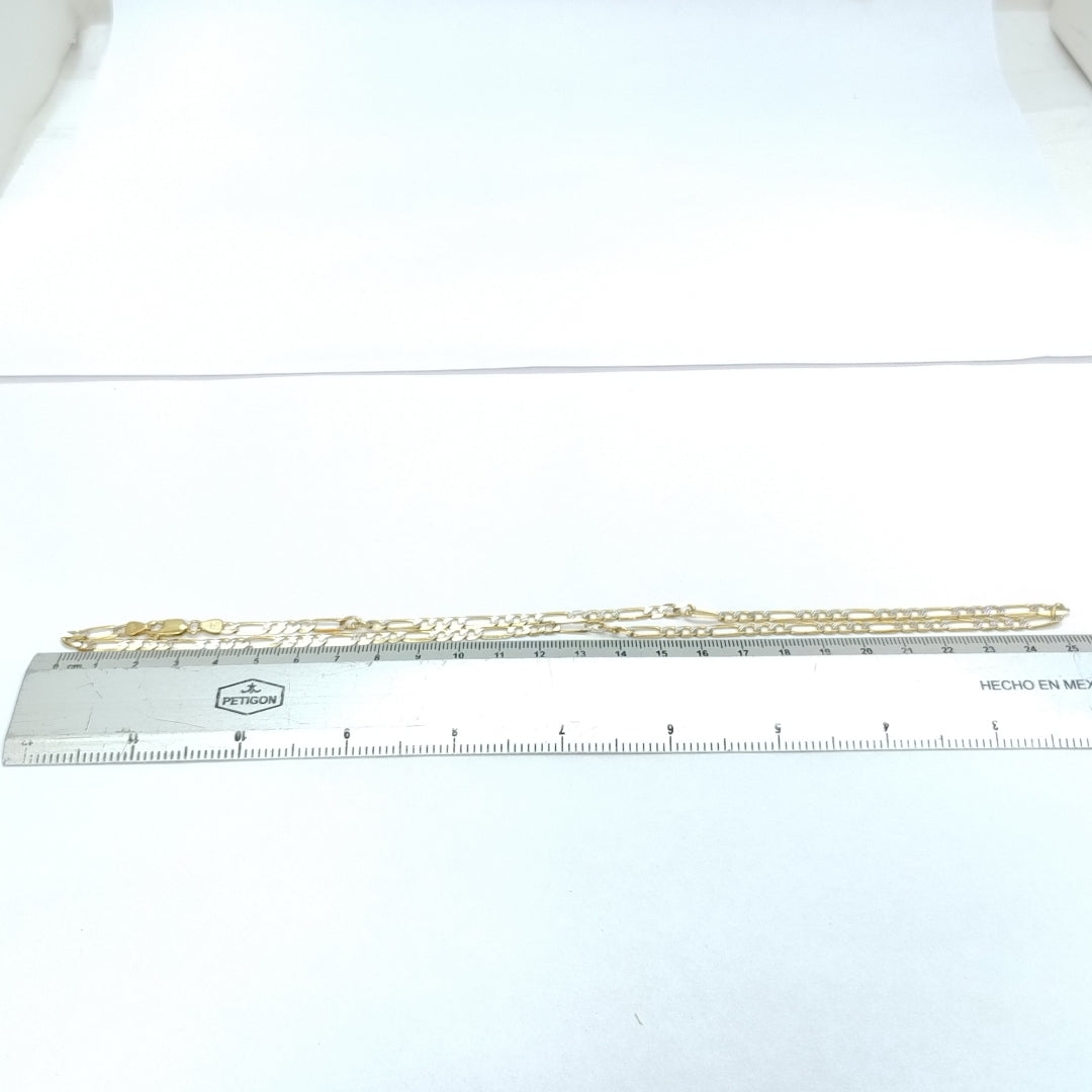 CADENA ORO, RODIADO 14 K 8.7 GRMS (SEMINUEVO)