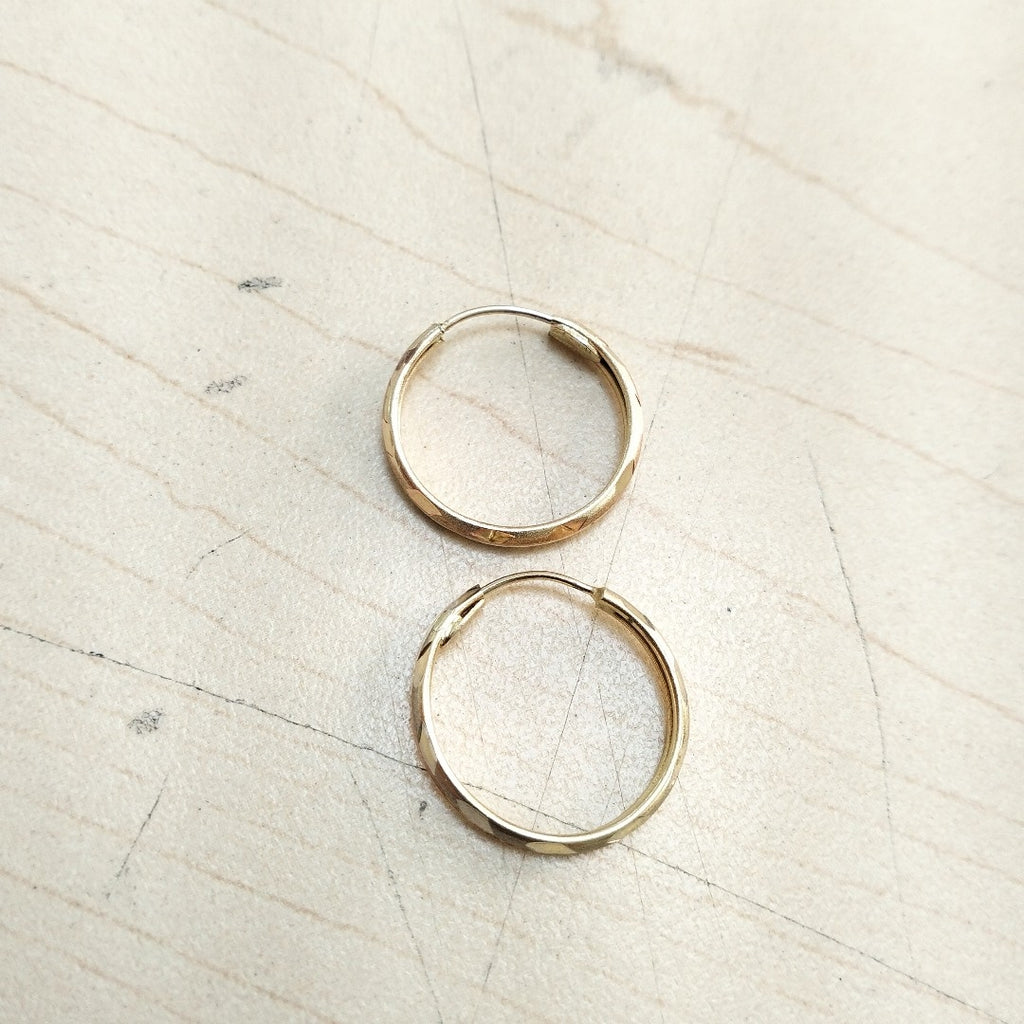 ARRACADAS PAR ORO 14 K 1,70 GRMS (SEMINUEVO)
