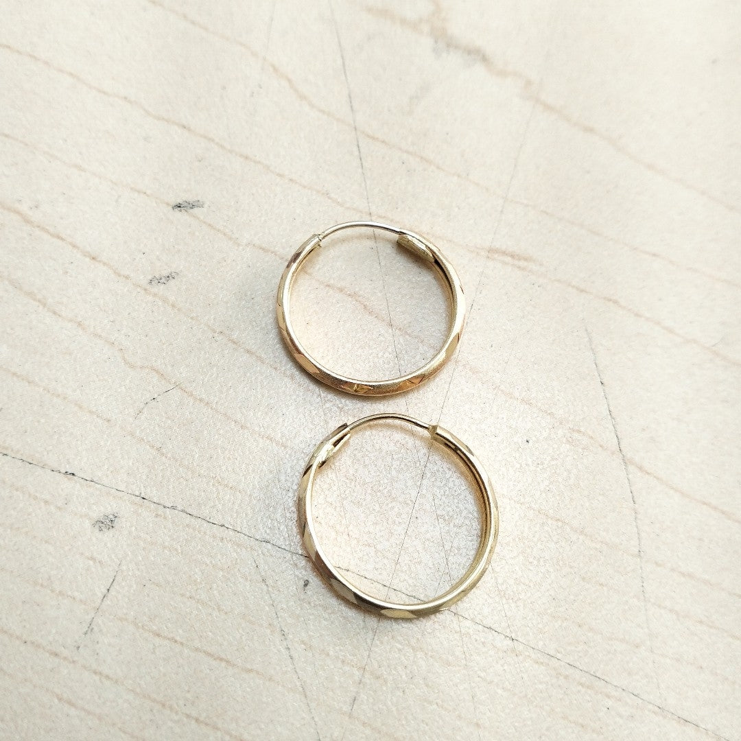 ARRACADAS PAR ORO 14 K 1,70 GRMS (SEMINUEVO)