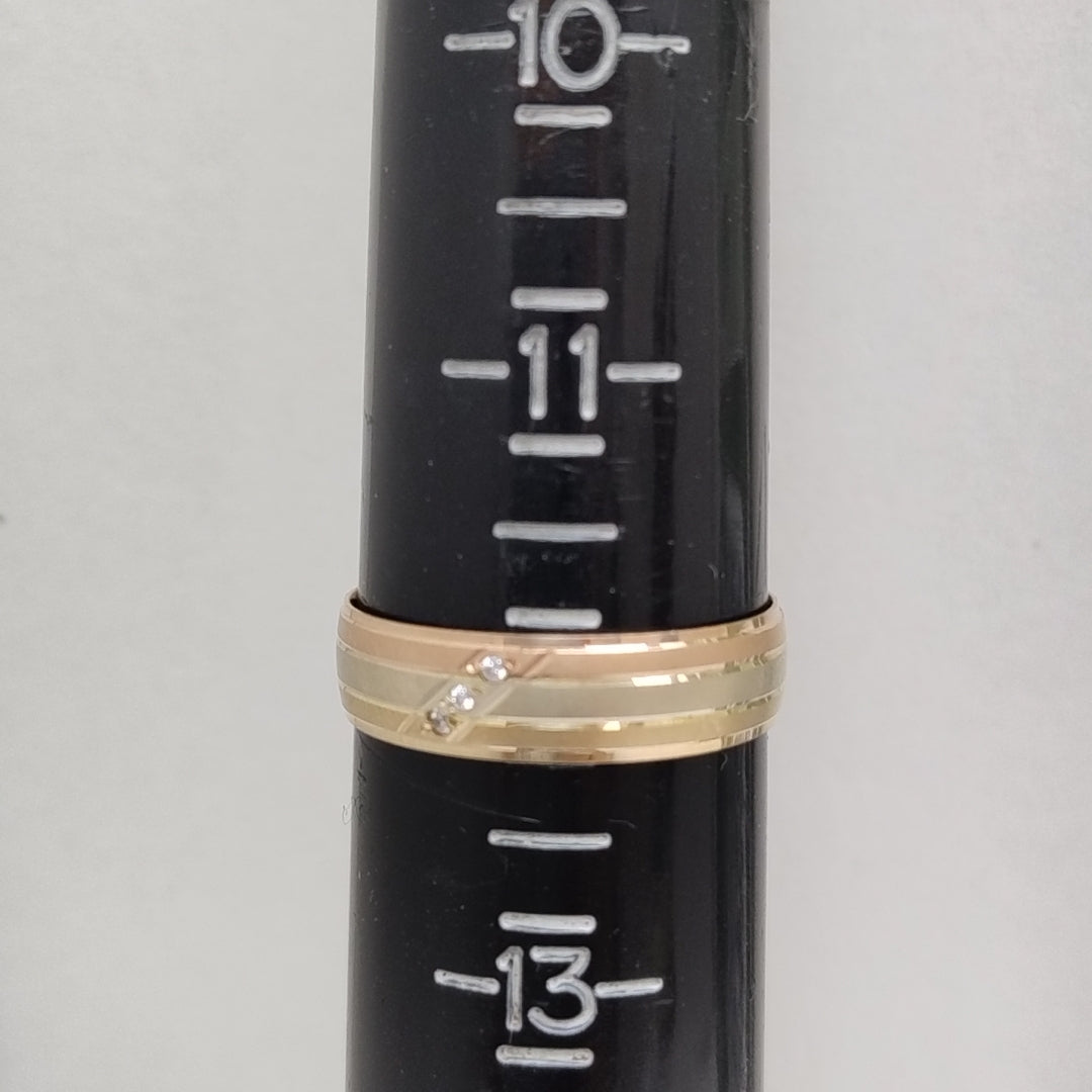 ARGOLLA ORO COMBINADO 14 K 3,50 GRMS (SEMINUEVO)