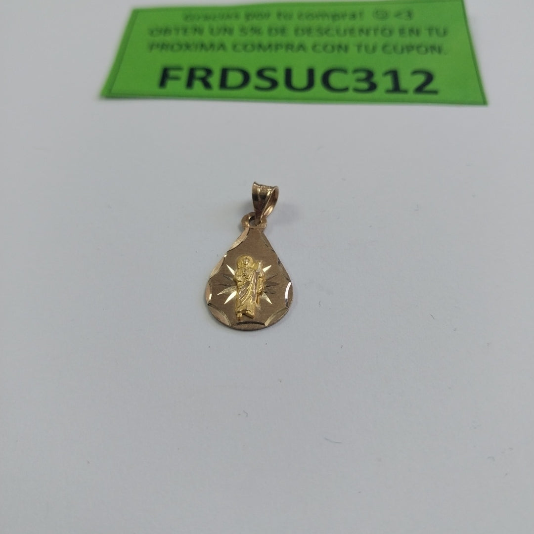 MEDALLA PERSONAL ORO 10 K 1.2 GRMS (SEMINUEVO)