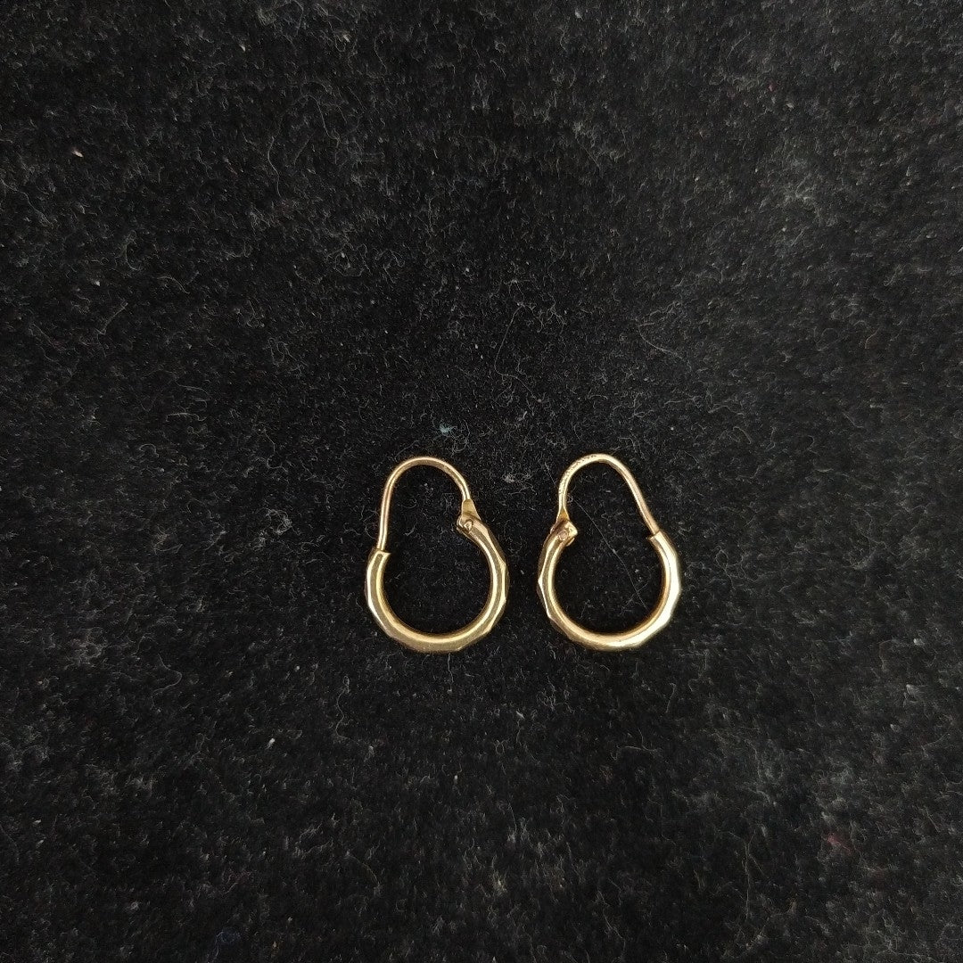 ARRACADAS PAR ORO 14 K 0,90 GRMS (SEMINUEVO)