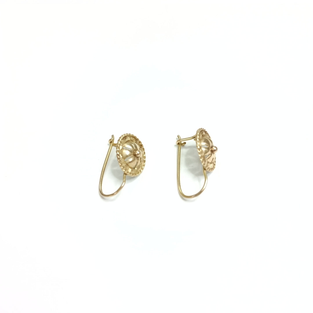 ARETES PAR ORO 8 K 3 GRMS (SEMINUEVO)