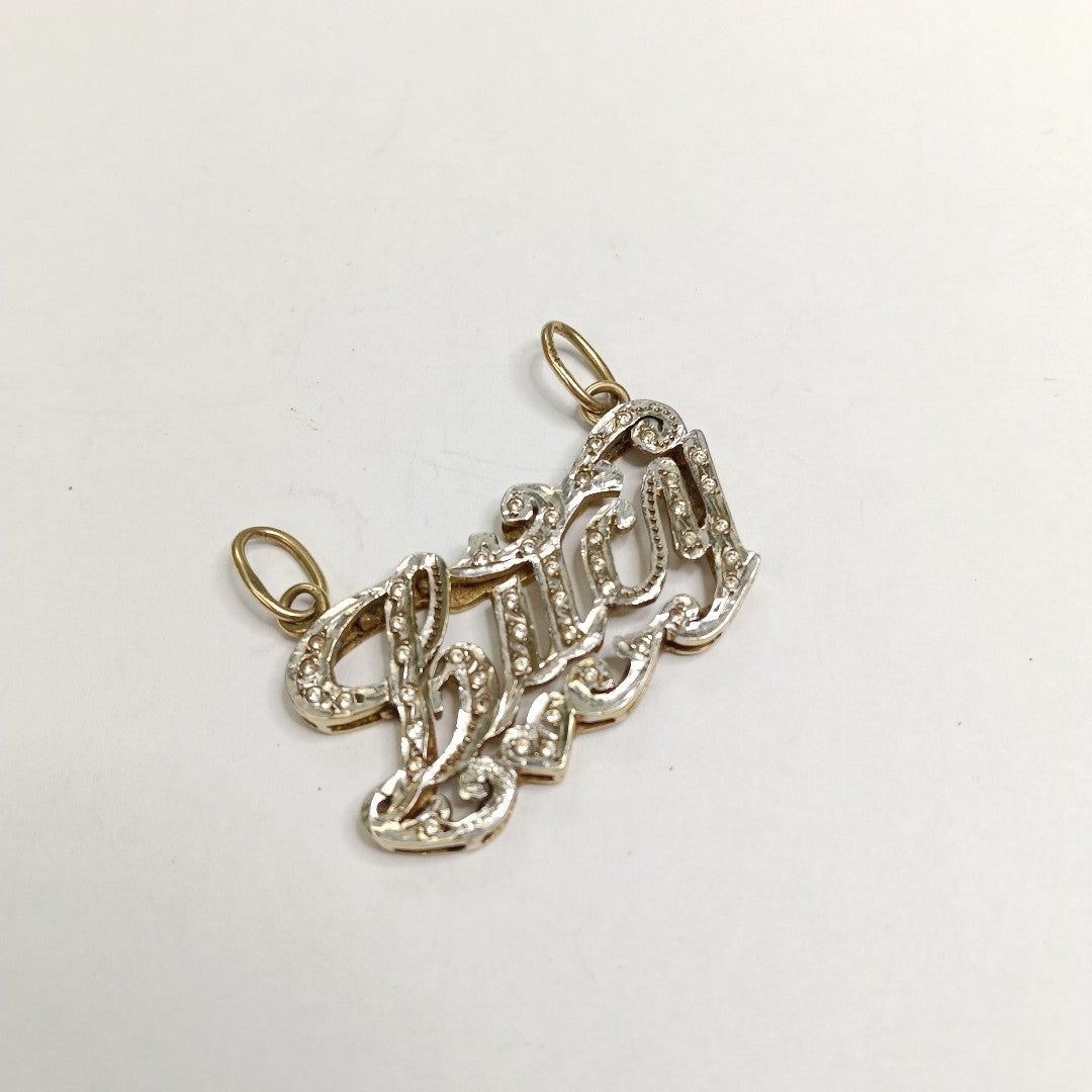 DIJE ORO,RODIADO 14 K 8,80 GRMS (SEMINUEVO)