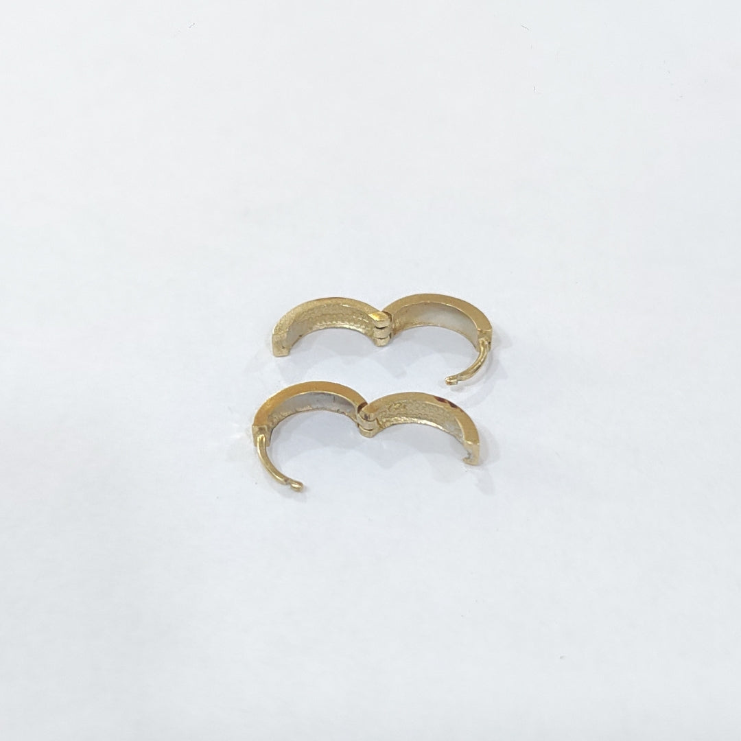 ARRACADAS PAR ORO 14 K 1.9 GRMS (SEMINUEVO)