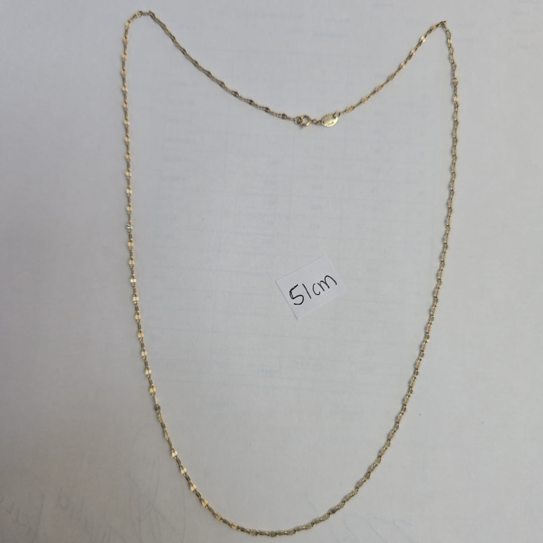 CADENA ORO 10 K 1.8 GRMS (SEMINUEVO)