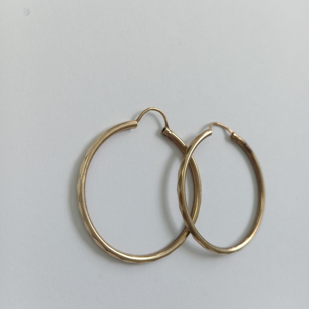 ARRACADAS PAR ORO 14 K 2.2 GRMS (SEMINUEVO)