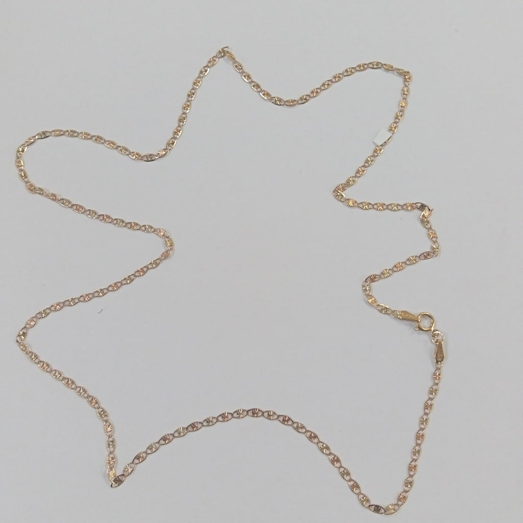 CADENAS TEJIDO GUCHI ORO 10K 60 CM 3.1 GR (NUEVO)