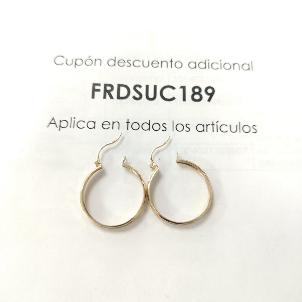 ARRACADAS PAR ORO 10 K 2.2 GRMS (SEMINUEVO)