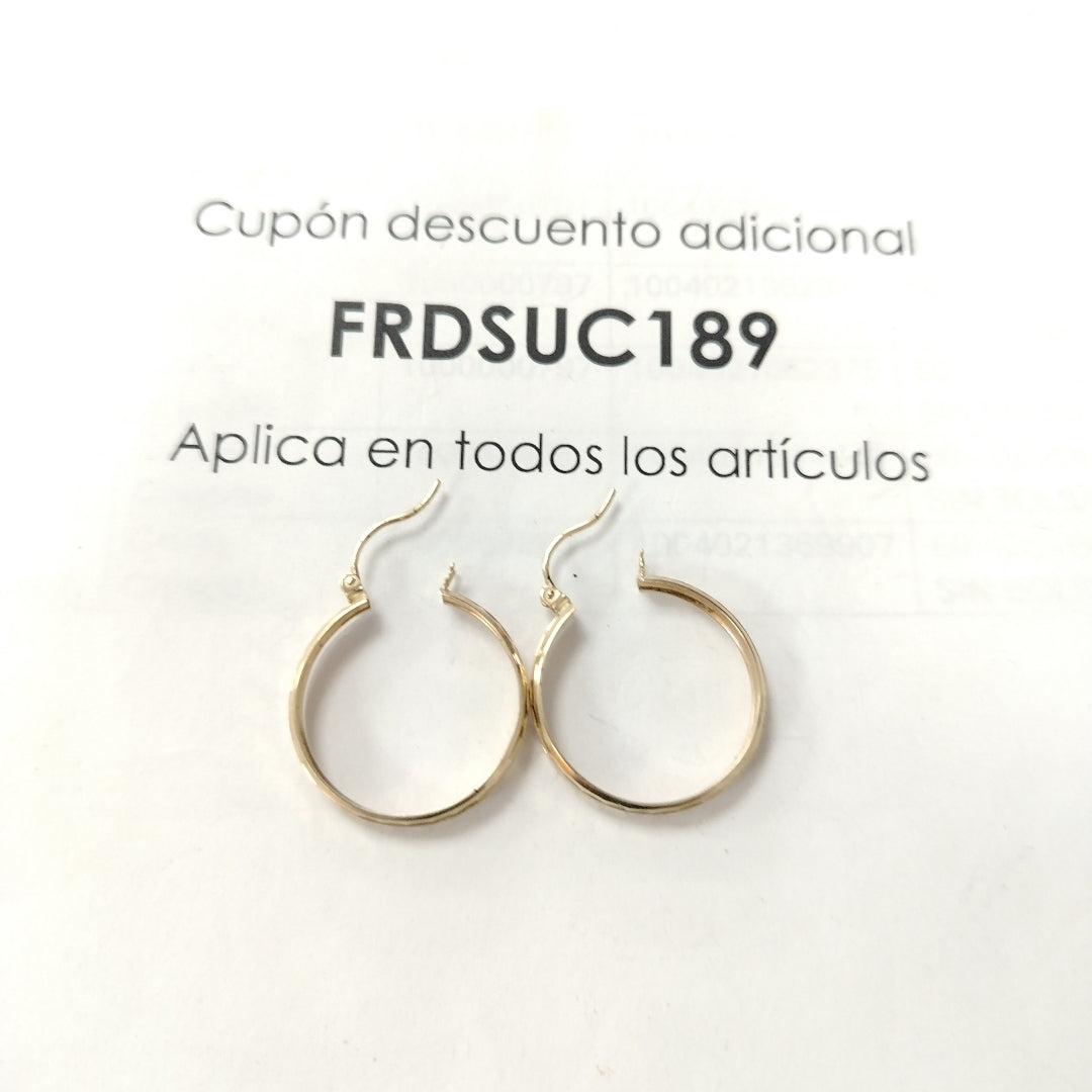 ARRACADAS PAR ORO 10 K 2.2 GRMS (SEMINUEVO)
