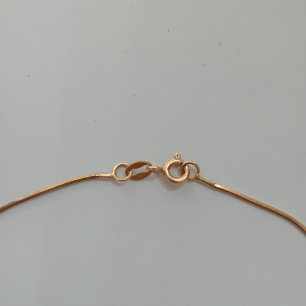 GARGANTILLA ORO COMBINADO 14 K 4,90 GRMS (SEMINUEVO)