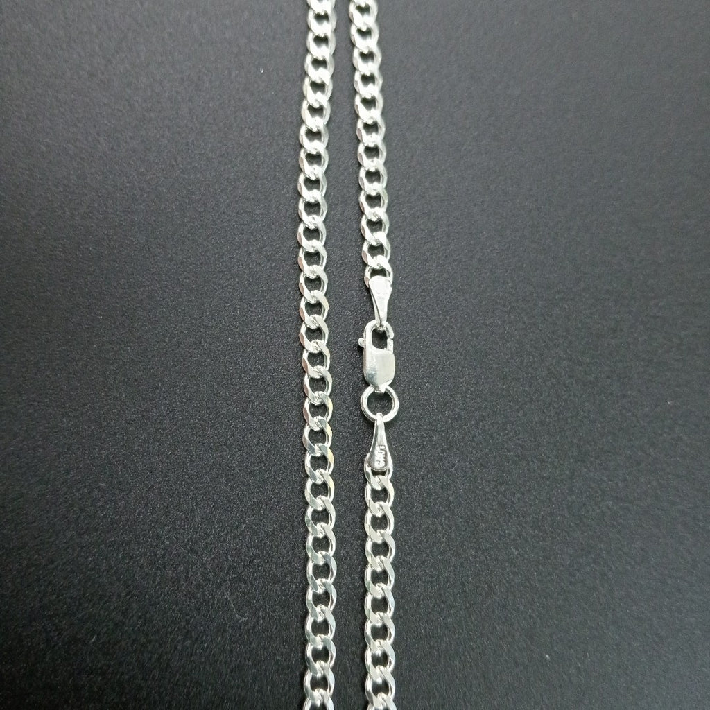 CADENA BARBADA PLATA .925 60 CM 9.42 GR (NUEVO)