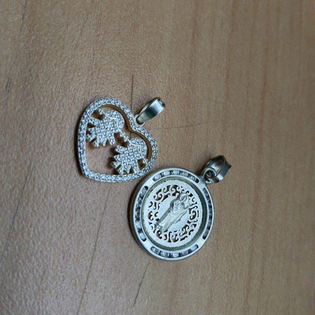 DIJE, MEDALLA RELIGIOSA PLATA 4 GRMS (SEMINUEVO)