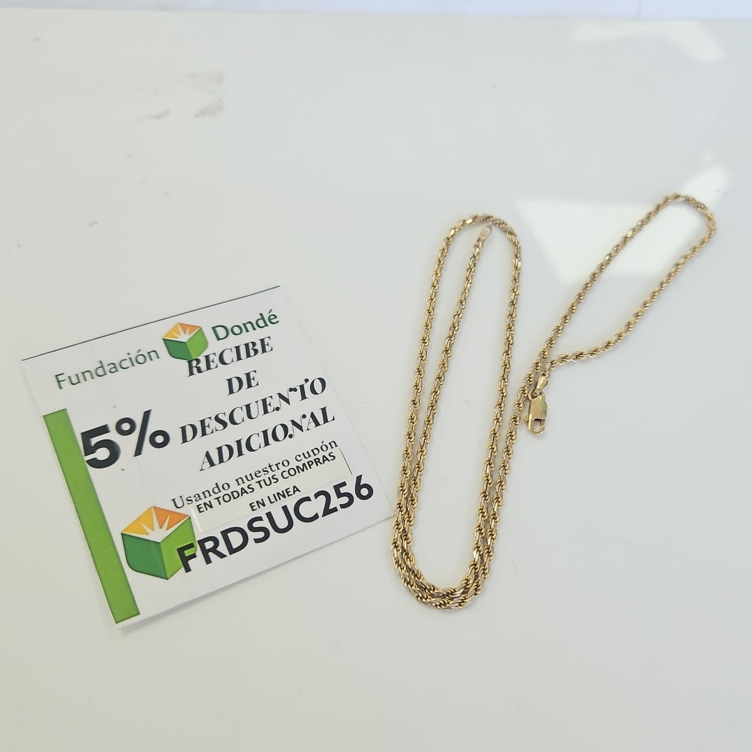 CADENA ORO 14 K 12.2 GRMS (SEMINUEVO)
